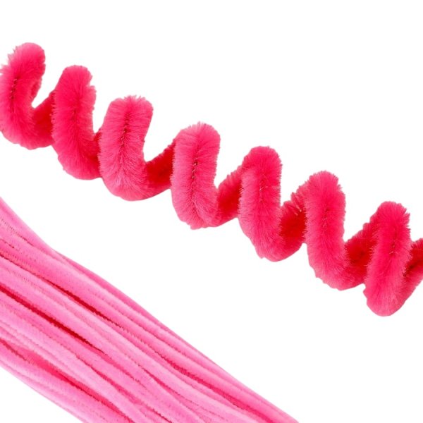 Проволока синельная 0.6 x 30 см 50 шт розовый SIM-7875789