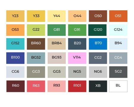 Набор маркеров SKETCHMARKER Product 1 36 шт промышленный дизайн + сумка органайзер MP36prod Набор маркеров SKETCHMARKER Product 1 36 шт промышленный дизайн + сумка органайзер MP36prod