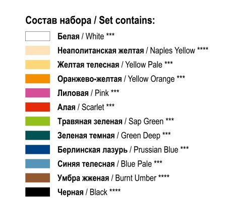 Набор художественной пастели СОНЕТ 12 цв NP-7141223