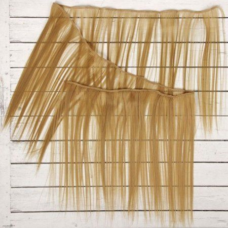 Волосы-трессы для кукол "Прямые" длина 25 см ширина 100 см цвет № 24 SIM-2294918