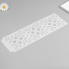 Трафарет Бордюр геометрические цветы 40 х 12 см, пластиковый SIM-9809282