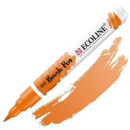 Маркер акварельный ECOLINE кисть №237 Оранжевый насыщенный MP11502370