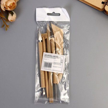 Инструменты для моделирования и придания формы (набор 5 шт) 21.5 х 7.5 х 0.8 см пластик 4571911