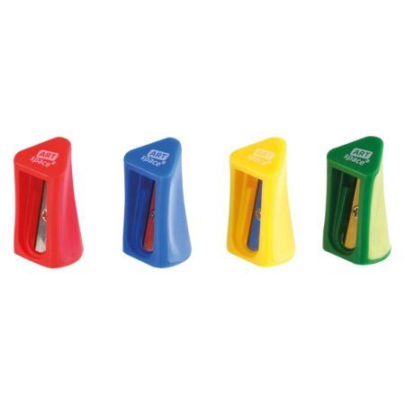 Точилка пластиковая ArtSpace "Light" 1 отверстие, ассорти RE-SR_44533