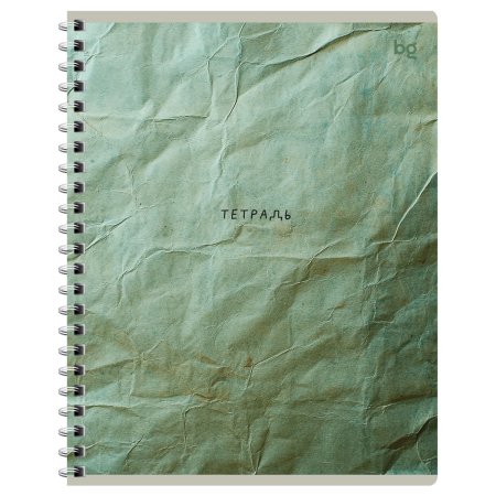 Тетрадь 96л. A5 клетка на гребне BG "Оттенки бумаги" матовая ламинация RE-Т5гр96_лм_08563