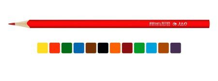 Набор цветных трехгранных карандашей "Лео" "Играй" 12 цв LGCP-12