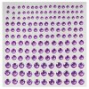 Наклейка-тату MESHU "Purple drops" 162 стразы RE-MS_64969