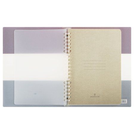 Тетрадь на кольцах 80л. A5 Greenwich Line "Disposition" пластиковая обложка, с разделителями RE-Nrp80A5_38633
