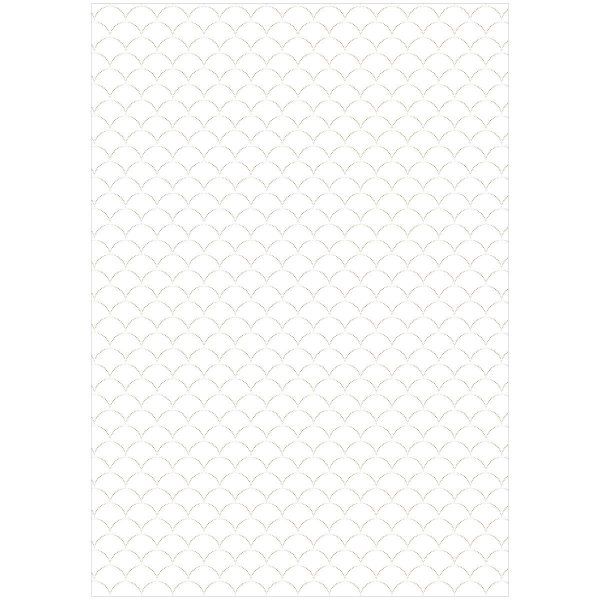 Упаковочная бумага глянцевая MESHU "Pattern on white" 1л. 70 x 100 см 80 г/м2 ассорти RE-MS_53492