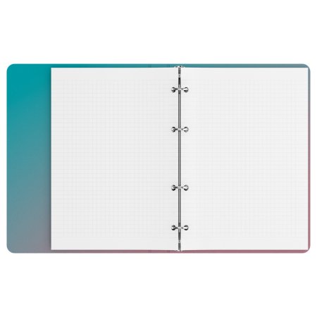 Тетрадь на кольцах 120л. A5 BG "Meow" картон, soft-touch ламинация RE-ТК5к120_лс_57855