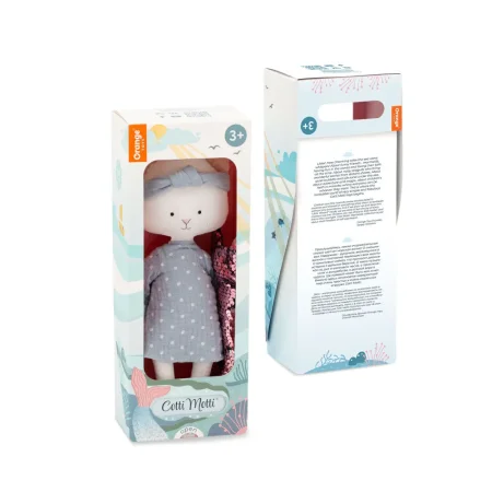 Мягкая игрушка ORANGE TOYS Кошечка Кристи в голубом платье 30 см ORT-CM01-29/13