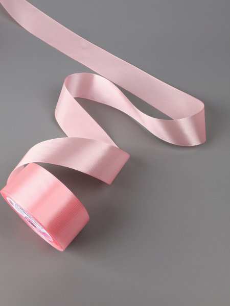 Лента атласная 40 мм x 23 ± 1 м, №04 розовый SIM-1218306