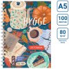Скетчбук-тетрадь 100л. A5 BG "Hygge" 80 г/м2, матовая ламинация, бежевый блок, твердая обложка, на гребне RE-СТ5гр100_лм_9563