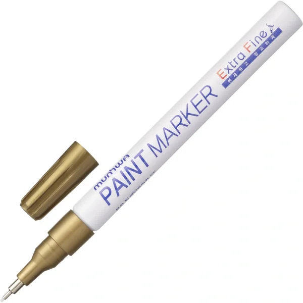 Набор маркер-краска MunHwa "Extra Fine" золото, серебро RE-EFPM-06&EFPM-07