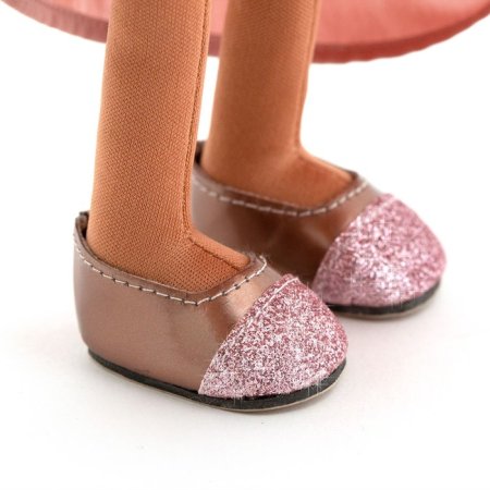 Мягкая игрушка ORANGE TOYS TINA в розовом платье с пайетками 32 см. Серия: Вечерний шик ORT-SS05-05