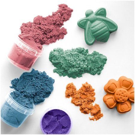 Песок для лепки Мульти-Пульти "Приключения Енота" 6 цветов, 840 г, 2 формочки RE-ПН_15815/539