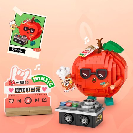 Конструктор LOZ "DJ Яблочный грув" IT-8850_MK