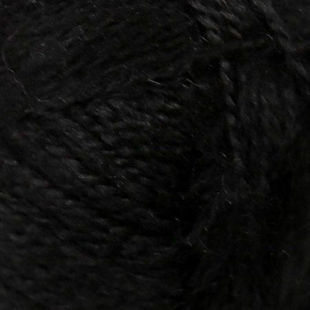 Пряжа Камтекс КТ "Воздушная" 50% акрил, 25% шерсть, 25% мериносовая шерсть 1 х 100 г 370 м №003 черный KAM-VOZ-003