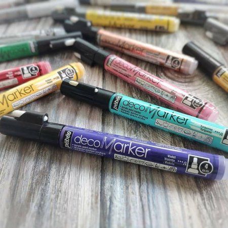 Маркер акриловый PEBEO Acrylic Marker №1 4 мм перо круглое Маркер акриловый PEBEO Acrylic Marker №1 4 мм перо круглое