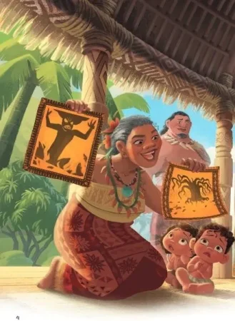 Книга: Моана. Через океан. Книга для чтения с цветными картинками EKS-074715