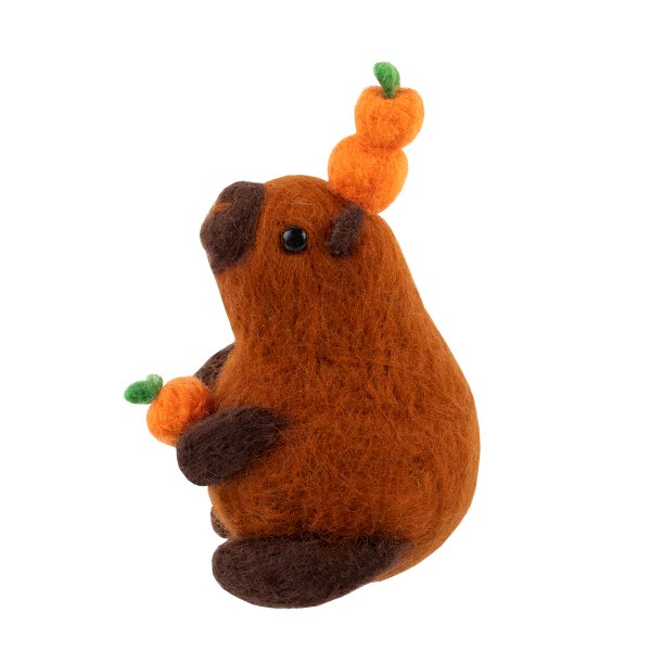 Набор для валяния "Miadolla" Капибара Карри WT-0216 Набор для валяния "Miadolla" Капибара Карри WT-0216