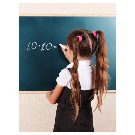 Мелки школьные ГАММА белые 50 шт мягкие, квадратные, картонная коробка RE-2308196