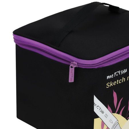 Набор двусторонних маркеров для скетчинга MESHU 100 цв основные цвета, чехол на молнии RE-MS_53455