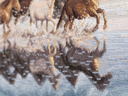 Набор для вышивания PANNA Золотая серия. Бегущие по волнам J-7244