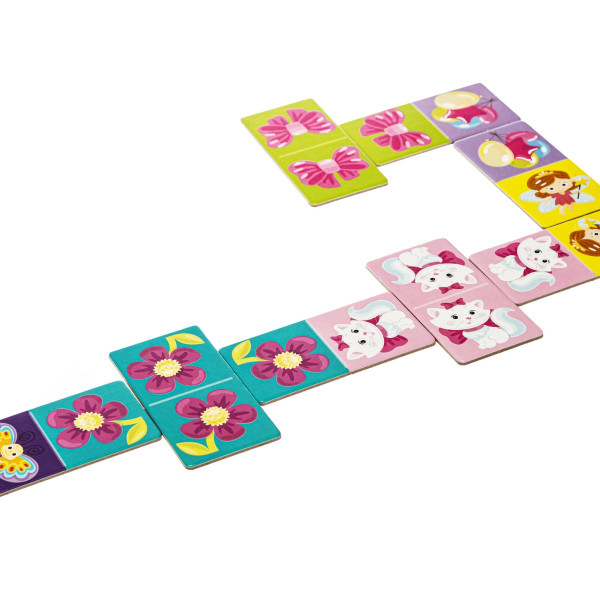 Домино Вaby Toys для малышей "Для девчонок" 28 элемента, 3+ KOR-04065