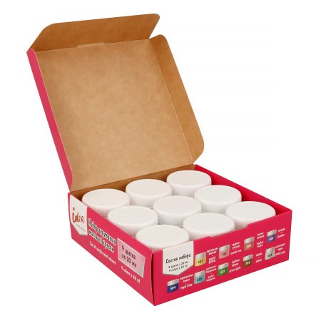 Набор матовых акриловых красок VISTA-ARTISTA Idea 9 цв x 20 мл IMAS-09