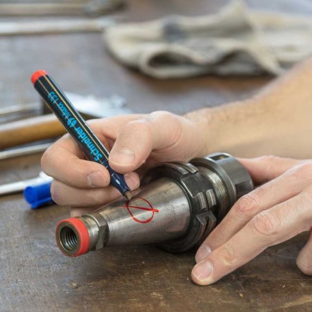 Маркер перманентный Schneider "Maxx 133" 4 мм, скошенный, синий RE-113303