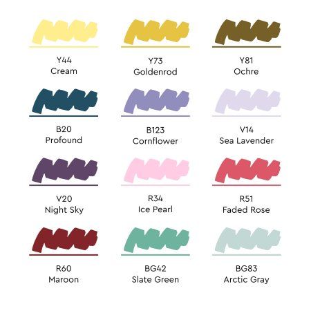 Набор маркеров SKETCHMARKER Basic 2 12 шт базовые оттенки + сумка органайзер MP12bas2 Набор маркеров SKETCHMARKER Basic 2 12 шт базовые оттенки + сумка органайзер MP12bas2