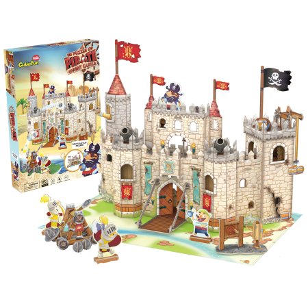 3D пазл CubicFun Серия "Домики" Замок пиратов, 183 деталей UT-P833h
