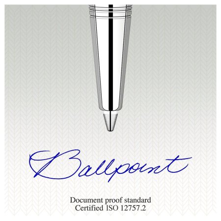 Стержень шариковый объемный PARKER "QuinkFlow Ball Point" синий, 98 мм, 0.8 мм, метал.корпус, блистер RE-1950368