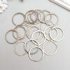 Основа для брелока кольцо плоское 20 шт металл серебро 3 х 3 см SIM-4438107 Основа для брелока кольцо плоское 20 шт металл серебро 3 х 3 см SIM-4438107