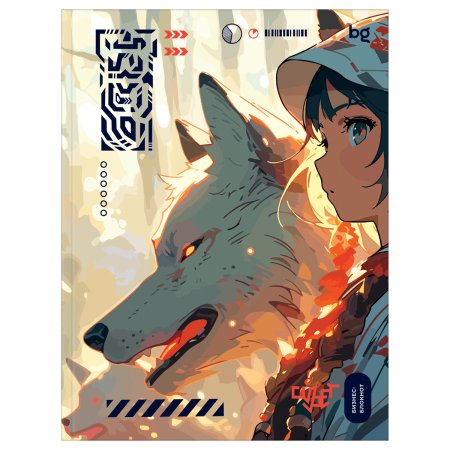 Бизнес-блокнот A5 64л. BG "Аниме. Приключения" ЛАЙТ, глянцевая ламинация RE-ББ5и64_лг_57166