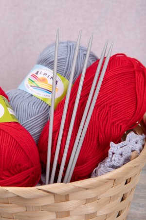 Спицы 5-ти комплектные VISANTIA VT5 алюминий d 3.5 мм 20 см со спец покрытием VT5-35