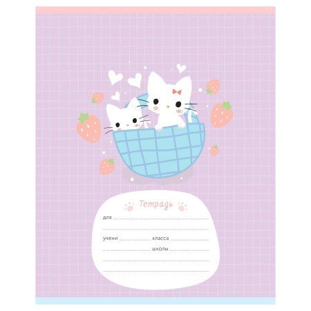 Тетрадь 12л. A5 клетка MESHU "Little kitty" RE-MS_50150/1