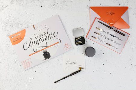 Альбом-тренажер для каллиграфии BRAUSE Calligraphy Practice Pad A4 85 г/м2 50 л, на гребне RH-96450B