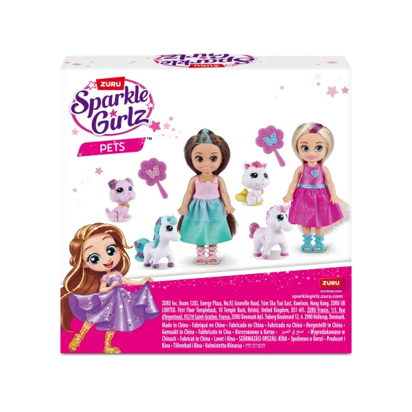 Игровой набор ZURU Sparkle Girlz "Принцесса с питомцами" в ассортименте IT-100522
