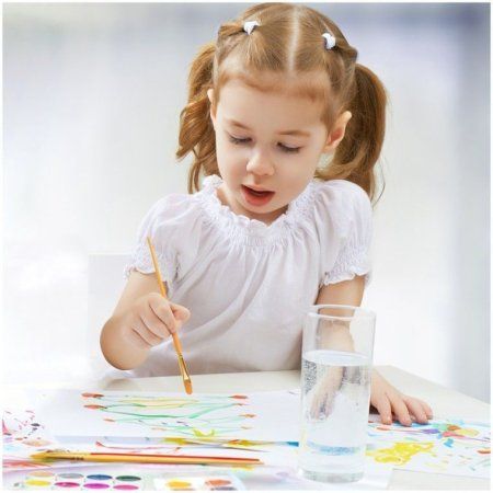 Набор кистей Мульти-Пульти 10 шт синтетика, круглые №2, 3, плоские №3, 6, 7, 12, плоскоовальные №10, 3 RE-SB_37585 Набор кистей Мульти-Пульти 10 шт синтетика, круглые №2, 3, плоские №3, 6, 7, 12, плоскоовальные №10, 3 RE-SB_37585