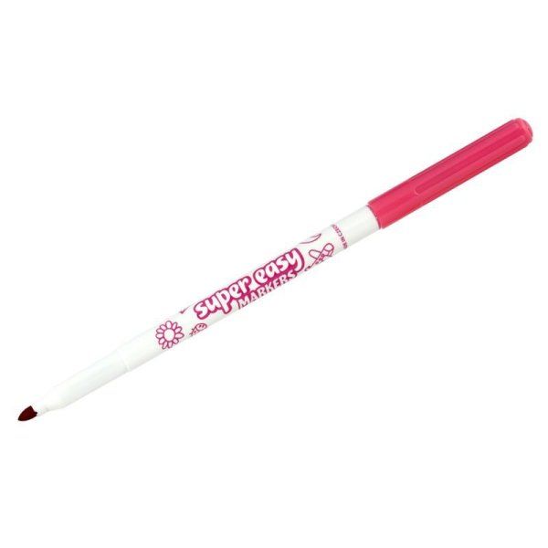 Фломастеры Centropen "Super Easy" 18 цв трехгранные, смываемые RE-7 2580 1801