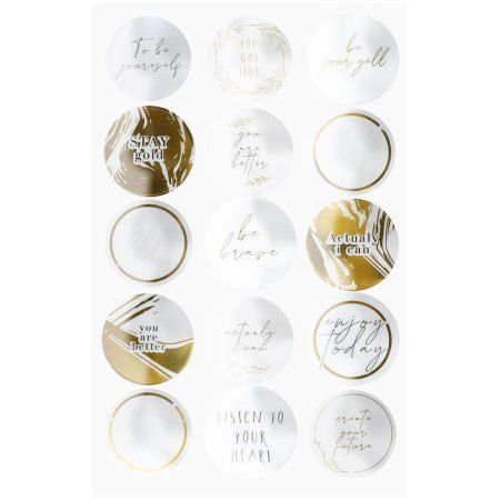 Наклейки ПВХ MESHU "Warm wishes" 10 x 21 см RE-MS_42730