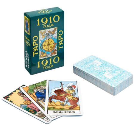 Карты Таро "1910 года VIP" карты гадальные, с инструкцией, 78 карт, 7.1 x 11.6 см SIM-9577781