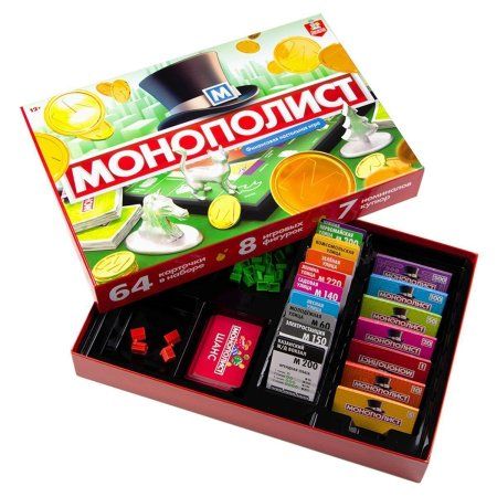 Настольная игра: Десятое королевство "Монополист" картонная коробка RE-4934