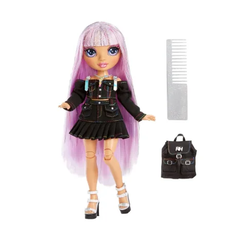 Рейнбоу Хай. Кукла Junior Айвери Стайлс 24 см фиол.с акс. RAINBOW HIGH ROS-42092 Рейнбоу Хай. Кукла Junior Айвери Стайлс 24 см фиол.с акс. RAINBOW HIGH ROS-42092