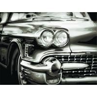 Картина по номерам на холсте ТРИ СОВЫ "Винтажный автомобиль" 30 x 40 см с акриловыми красками и кист