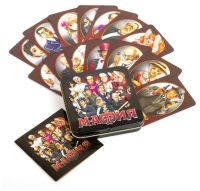 Настольная игра: Десятое королевство "Мафия" 14 карточек, метал. коробка RE-01947