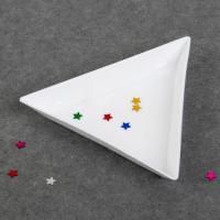 Палитра д/декора треугольник 1 секция 7 x 7 см белый QF SIM-4554308