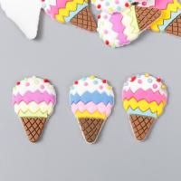 Декор для творчества резина "Рожок мороженого" 15 шт МИКС 3.3 x 2.2 см SIM-9228034